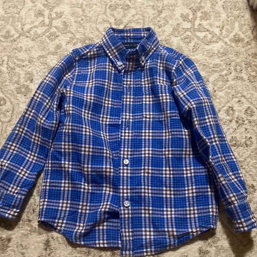 Janie and Jack size 3 button down